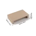 Champagne gold U-shaped jewelry display stand, 18x11x4cm textured bracelet and ring holder - Small Display Platform (Champagne Gold)