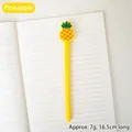 Bolígrafo de gel de piña amarilla para estudiantes 16.5cm escritura suave - Piña