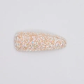 Fermaglio per capelli a goccia glitterato per bambini con paillettes oro e rosa - Arancione Paillettes Bordo con Perline