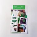 Close-up of Green Pack Ver.1 creative lifestyle stickers featuring objects and photography - Green Eco-friendly Sticker Pack