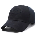 Camouflage Baseballkappe für Herren mit atmungsaktivem Mesh und 3D-Stickerei-Detail - Verstellbar / Marineblau