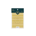 3D-Relief-Nagelaufkleber TS-958 mit vintage Fair-Isle-Strickmuster in Gelb - TS-958 Jacquard-Pullover Gelb Relief