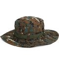 Outdoor jungle digital camouflage boonie hat with breathable eyelets and wide brim - Digital Brown