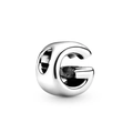 Classic silver metal letter G charm bead for DIY personalized jewelry bracelets - Letter G