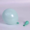 Mint green latex balloon set including inflated and uninflated variants for parties - 10 Inch 2.2g Macaron Nile Blue