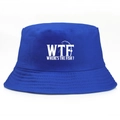 Sombrero de pescador azul real con estampado WHERE'S THE FISH para pesca deportiva - Azul Real