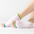 One Size / Open Toe-Rainbow Toes Light Pink