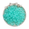 100 Pièces/Paquet (9x6mm) / Vert clair pailleté