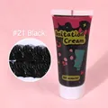 50ml DIY imitation cream glue for handmade crafts in 21# black color squeeze tube - 50g + 1 Nozzle / 21# Black