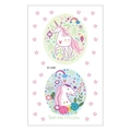 Pegatinas de tatuajes de unicornios impermeables para niños, diseños de cuerpo y cabeza - EC-646 (Unicornio)