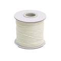 0.5mm cream white Korean waxed cord spool for DIY beaded necklace and bracelet making - 0.5mm/10 Meters / White
