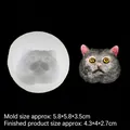 Katzenkopf Silikonform für Harz mit Abmessungen für DIY-Bastelarbeiten - 1# Katzenkopf / 5.8*3.5cm