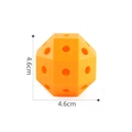 Connettore per tende educative, accessorio palla stella gialla, diametro 4,6 cm di misura - Sfera di Connessione Poligonale (14g) / Arancione