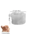 3D turtle silicone mold for DIY flower pot with dimensions 8.1cm length and 5cm height - Turtle Flower Pot