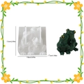 3D stacked frog silicone mold for DIY candles and resin crafts with product dimensions - Two Hugging Frogs