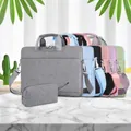 Borsa porta PC impermeabile multicolore con fodera felpata e custodia accessori - Grigio Siderale - Da Portare A Mano O Senza Tracolla Può Essere Dotata Di Maniglia Trolley E Custodia Per Power Bank - Offerta Speciale Countdown / 17.3 Pollici