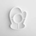3D printed mitten cookie cutter for Christmas baking DIY fondant crafts and treats - E0402-Glove