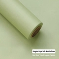 Waterproof matcha green flower wrapping paper roll 58cm wide for floral arrangements - Roll (58cm*7m) / Matcha Green