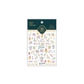3D embossed nail stickers TS-1733 featuring swan unicorn and dessert motifs - Fairy Tale Park-New Relief (TS-1733)