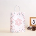 027-1 Pink (White Base Pink Snowflake)
