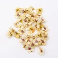 Scattered cream mini silk daisy flower heads for DIY crafts and wedding decoration - Yellow