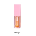 Γυαλιστερό lip glaze σε απόχρωση mango orange με διαφανές τετράγωνο μπουκάλι - 8Μάνγκο
