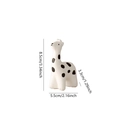 Cute ceramic giraffe figurine animal statue home decor in minimalist white and black style - Giraffe (HP623)