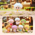 Série de boîtes aveugles de figurines d'art mignonnes avec cheveux colorés et aimants - Série Petit Douding afro (M422) / Un au Hasard