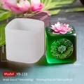 3D Silikonform für Lotusblumen-Würfel-Deko im Oriental Style A für Harzguss - Orientalisches Gebäck A YB-118