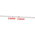 Polished stainless steel oval chain for DIY jewelry with 0.8mm wire and 2.8mm width - Steel Color Oval P-Angle Chain (0.8mmx2.8mm)