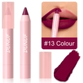 DUNUF Matte Lippenstift Stift Nr. 13 in tiefem Burgund mit mattem Oberflächenfinish - LP-A13