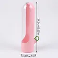 Pink portable pet water dispenser with silicone strap, dimensions 24.5cm by 6.5cm - 1 Piece / Pink