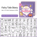 Mini 7.5cm Fairy Tale series graffiti book for kids with 50 unique coloring patterns - Fairy Tales