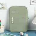 Minimalistische grüne stoßfeste Laptop-Hülle für 11-13 Zoll iPad und MacBook-Tasche - 11" / Hellgrün