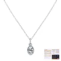 Oval cut moissanite pendant in S925 sterling silver with GRA certificate and warranty card - Oval Cut (MSN0140)