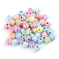 Colorful mixed acrylic basketball beads for DIY jewelry making and handmade crafts - 8mm Colorful Basketball