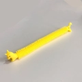 Yellow giraffe sensory stretch toy with soft TPR bristles for kids stress relief - Yellow