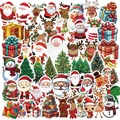 50 wasserfeste Weihnachts-Graffiti-Sticker für Laptops und DIY-Feiertagsdekorationen - 50 Weihnachtsaufkleber