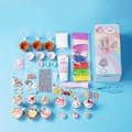 Kids DIY simulation ice cream making kit with cream glue and colorful accessories - Multi-Style Combination 12-Piece Set