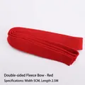 Red double-sided velvet ribbon for DIY bows and gift wrapping, 5cm width by 2.5m length - Red Velvet Ribbon [Approx. 2.5m]