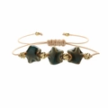 Deep Green (With Copper Beads)