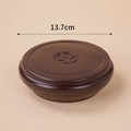 Décoration de gâteau style théière marron avec motif de pièce, diamètre de 13,7 cm - Plateau à thé en plastique