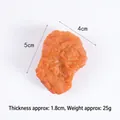 Realistic artificial fried chicken nugget model with golden texture and dimensions - Red - Chicken Nugget (No Loop)