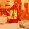 Navidad Roja Ciervo Blanco Destello Amarillo