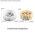 Geometric triangular multifaceted silicone mold for storage box and candle making - Polygonal Triangular Faceted Storage Mold