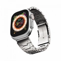 Correa de metal de acero inoxidable plateado para Apple Watch con caja cuadrada - Apple 38/40/41MM / Titanio