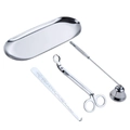 Silver 4-Piece Set (Bell Snuffer + Tray)