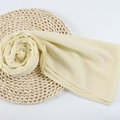 Light beige chiffon hijab scarf with delicate texture and elegant drape for women - 104