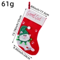 Calza natalizia rossa con ricamo a gatto e scritta Good Cat, altezza di 35cm - Gatto con Cappello Verde (M2-33)