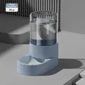 Blauer automatischer 2-in-1 Wasserspender und Futternapf für Katzen und Hunde - Einzelner Wasserspender / Blau
